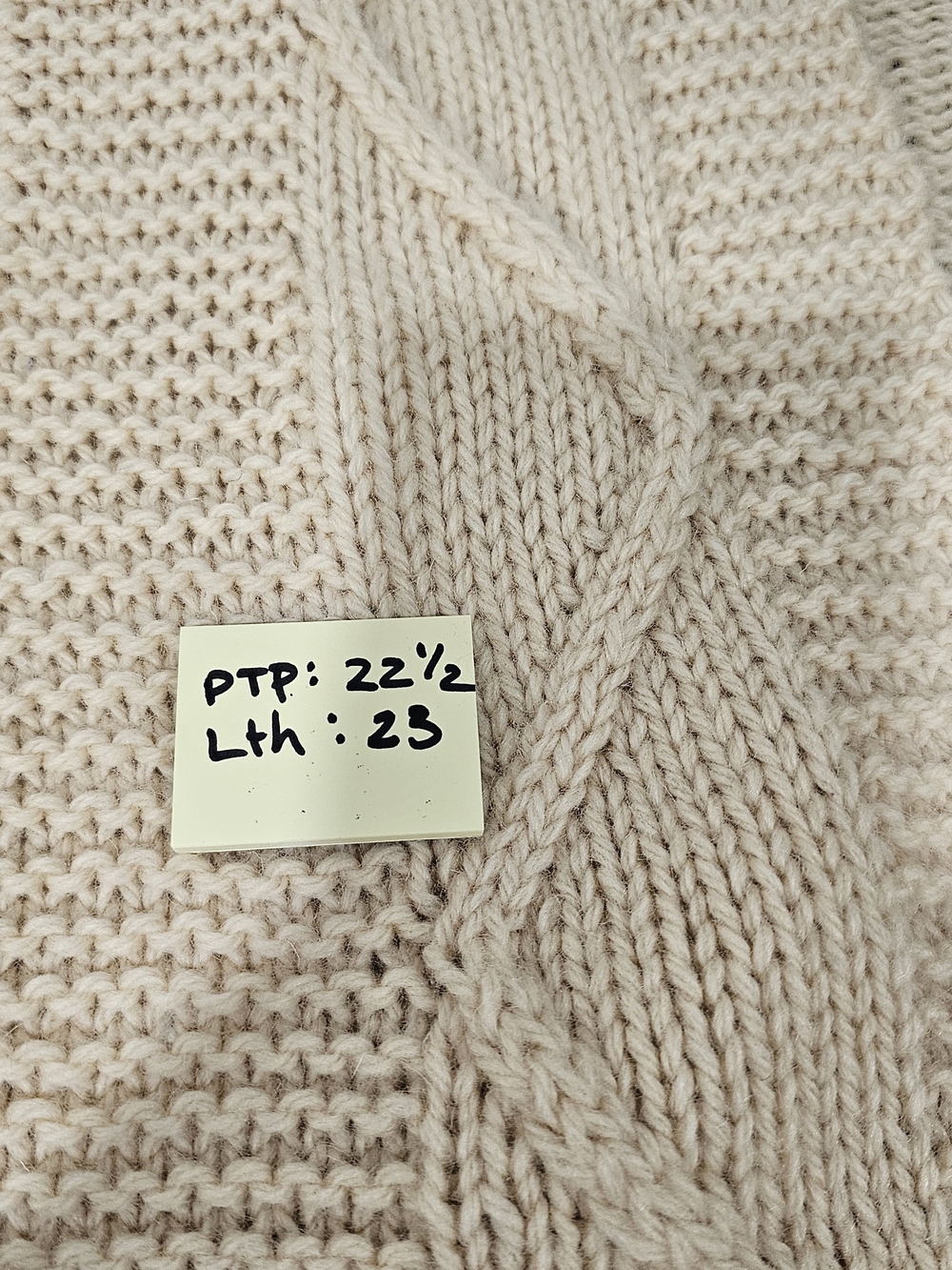 Vintage Italian 100% Virgin Wool Sweater Vest Cable Knit Academia  Unisex L Ital - Picture 8 of 8